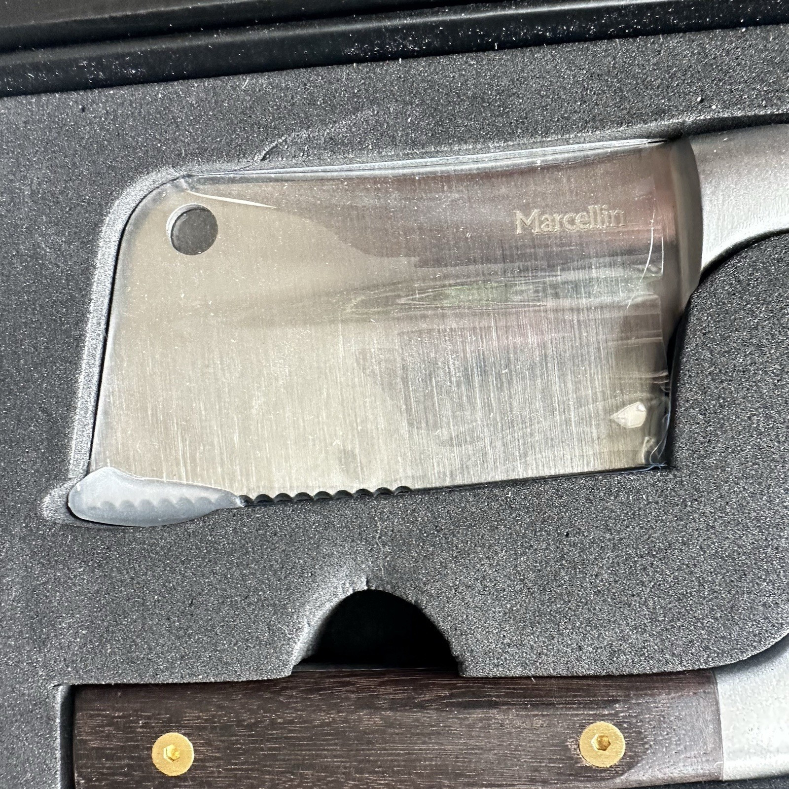 NEW Marcellin Steak Cleaver Knifes Set Of 4 High Carbon Stainless Steel Blades