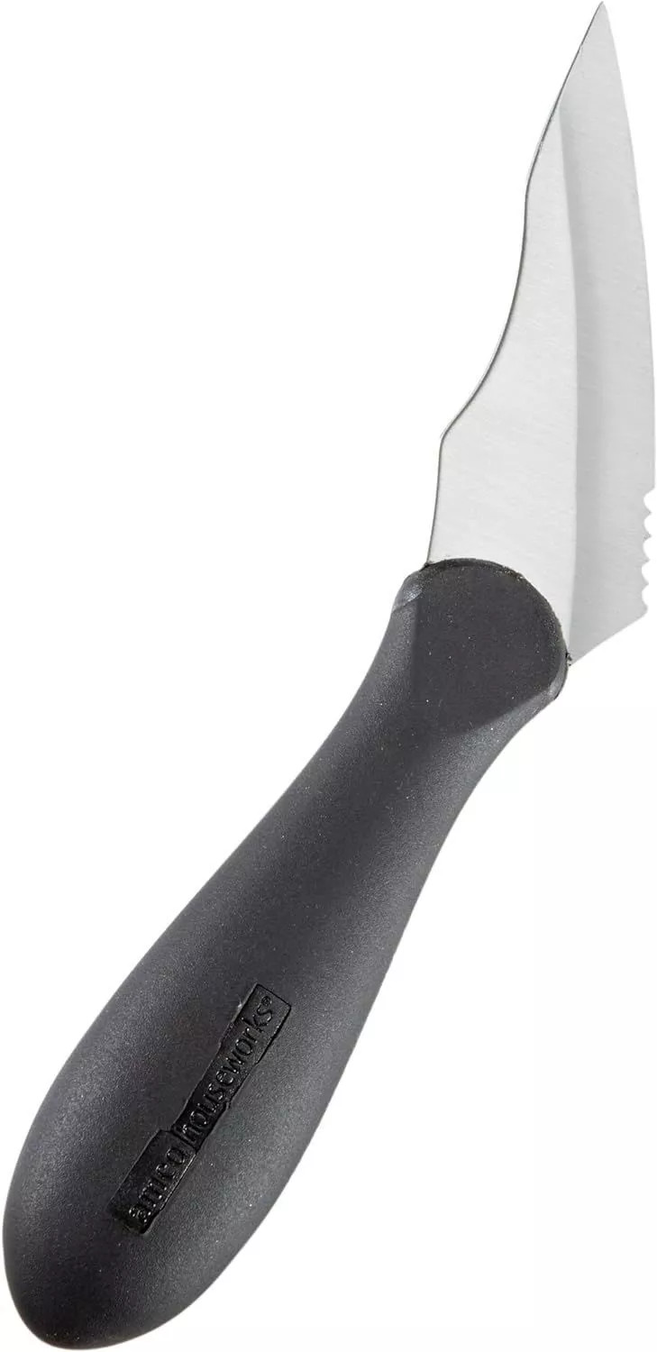 Amco 2-in-1 Stainless Steel Kitchen Prep Knife, 3-Inch