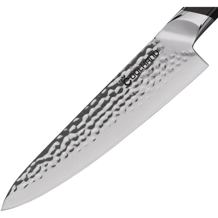 Coolhand Chef’s Kitchen-Blade Knife 8″ Stainless Steel Blade Ebony Wood Handle