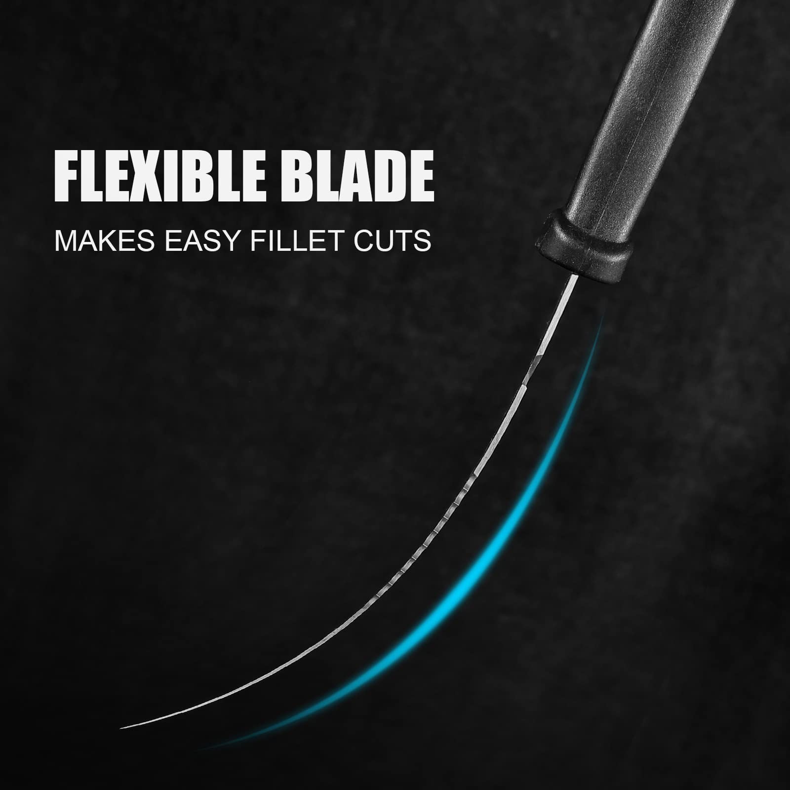 2 pcs Fishing Fillet Knife Set Stainless Steel 6.5 Inch Pro Fish Knife for Fi…
