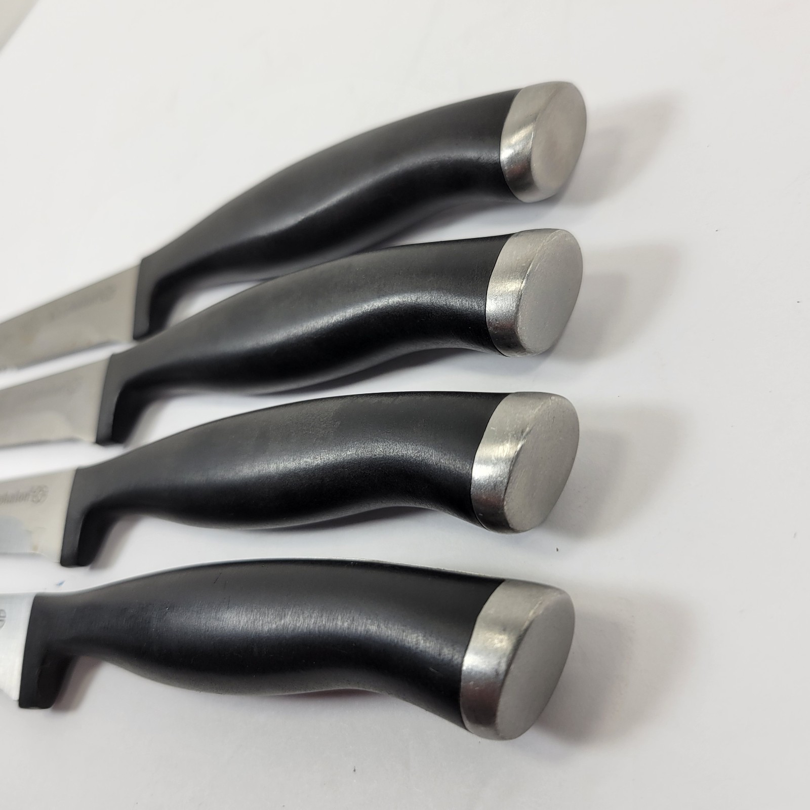 4pc Calphalon CONTEMPORARY 4.5″ Serrated Stainless Steel STEAK Knife 9” FullTang