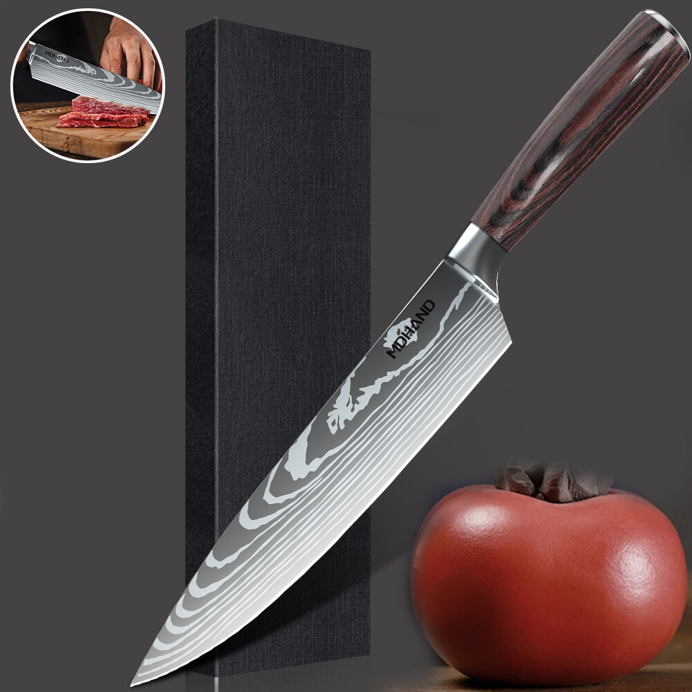 Japanese Chef Knife Professional Kitchen Knife for Steak and Vegetables Forged