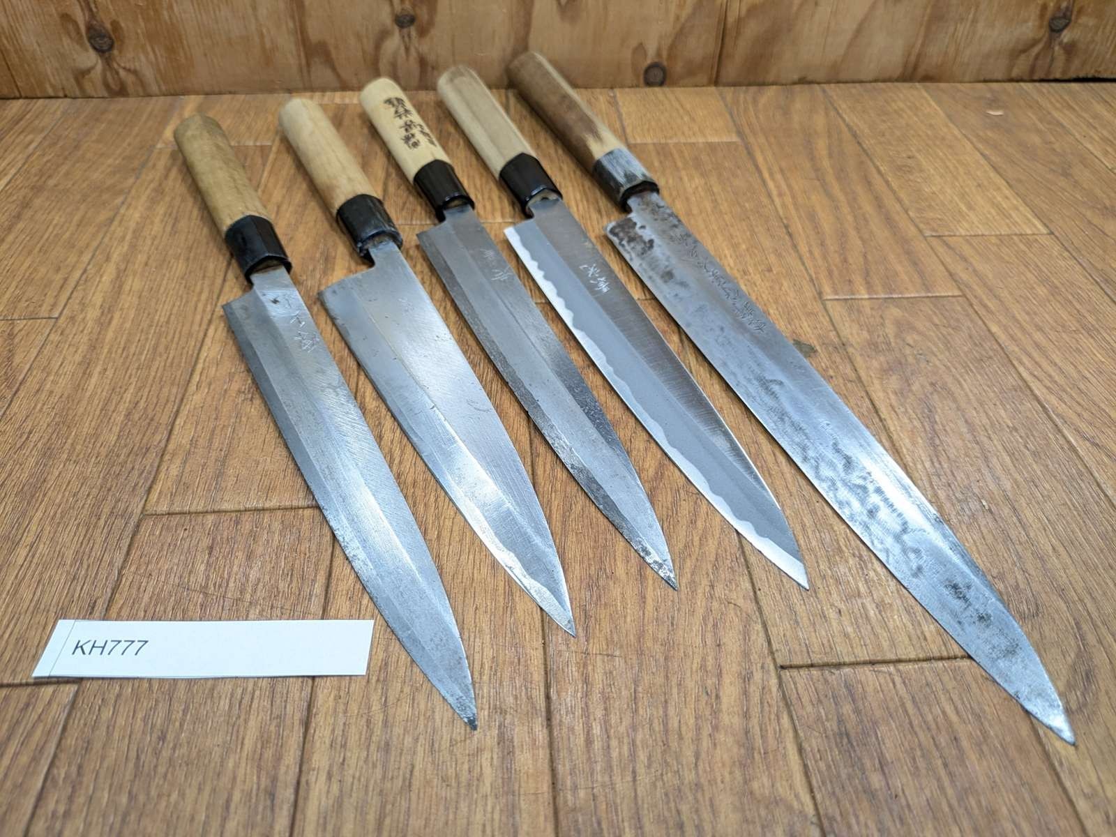 Japanese Chef’s Kitchen Knife Set 5 Piece YANAGIBA from Japan KH777