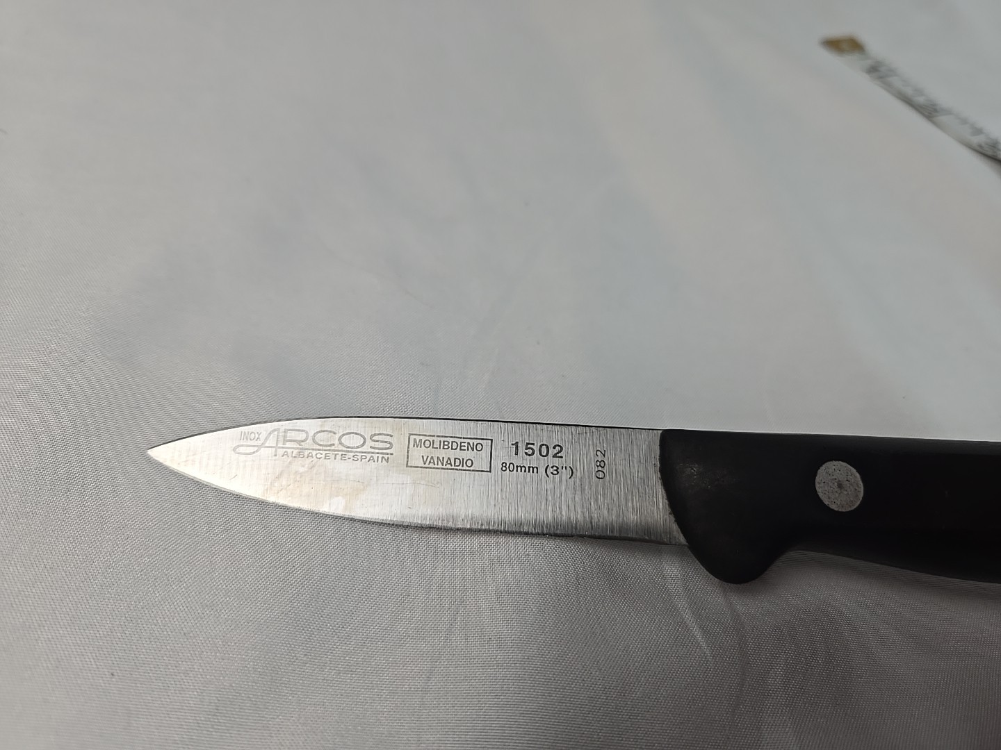 Arcos 80mm 1502 3″ Black Handled Knife
