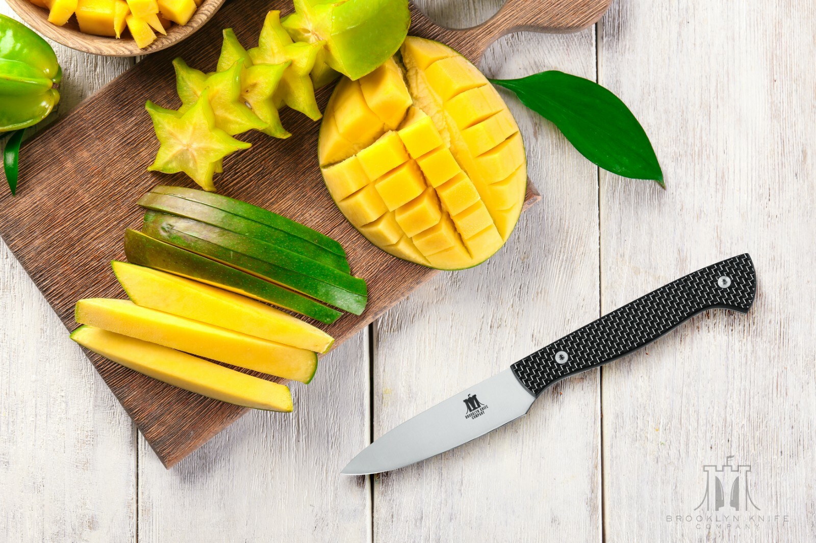 Brooklyn Knife Co. Paring Knife -Carbon Fiber Ed. Japanese AUS-08 Steel 3.5-Inch