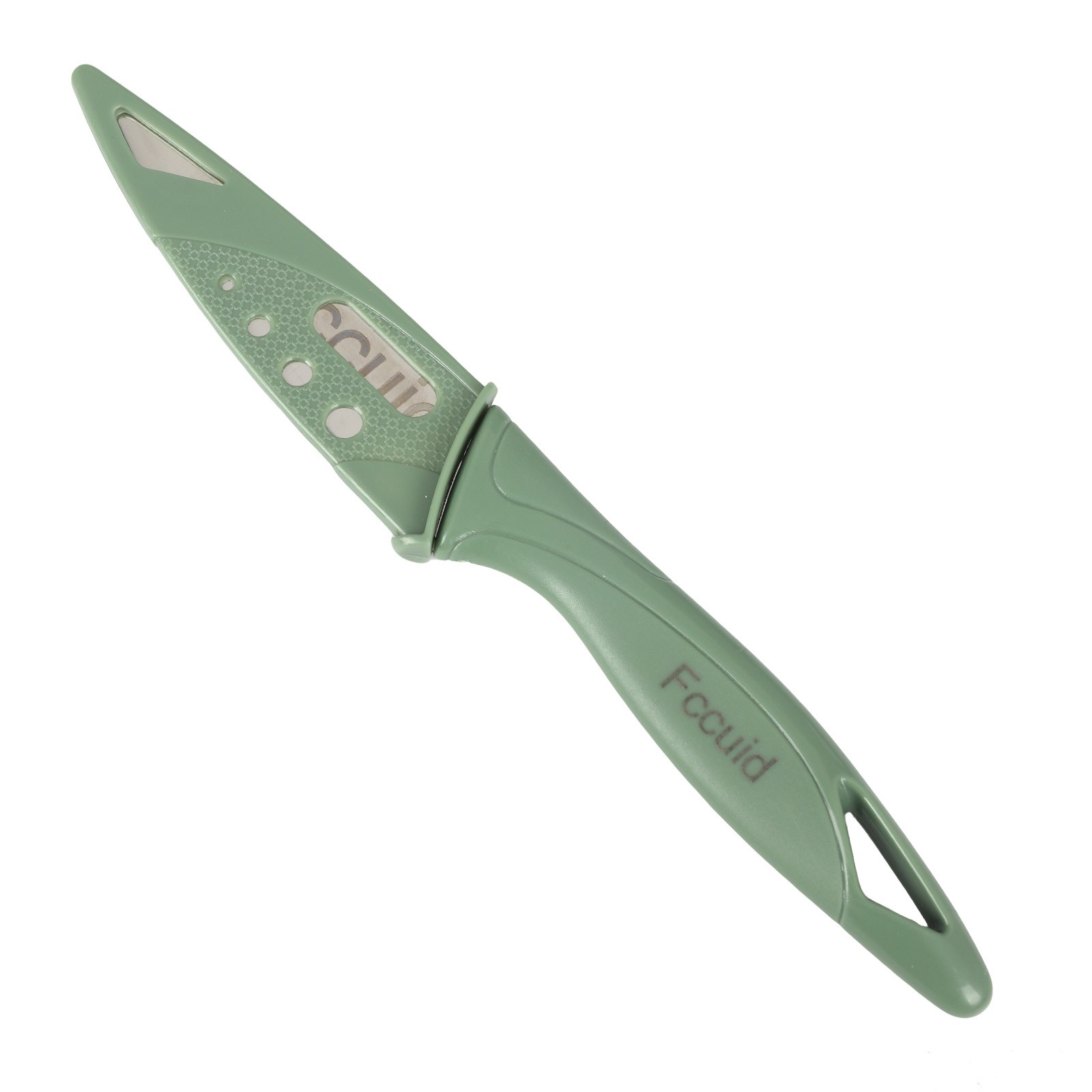 Fccuid Paring knives   Paring Kitchen Knife with Green Blade Cover for fruit