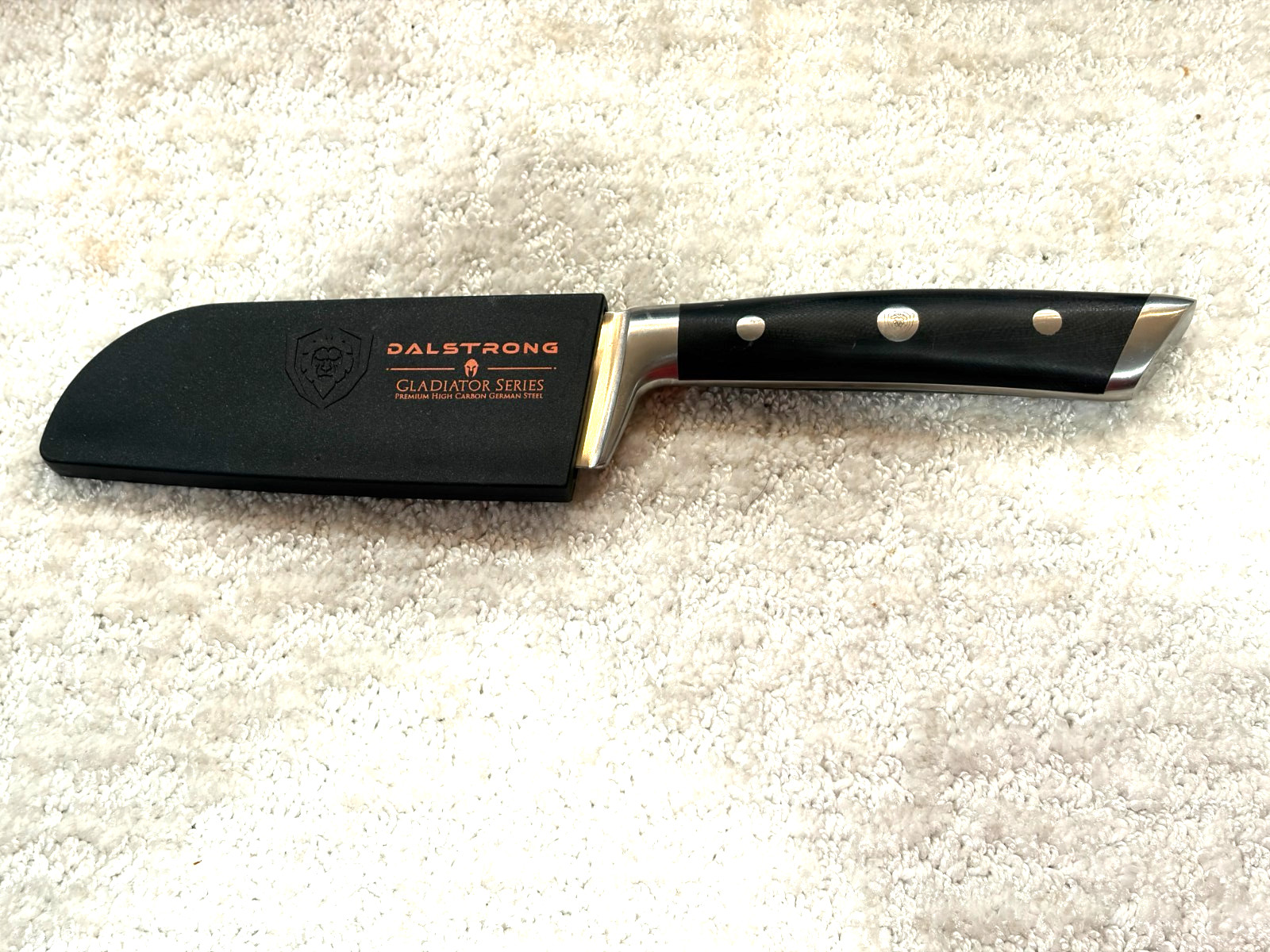Dalstrong Gladiator Series 5″ Santoku Knife and Cover