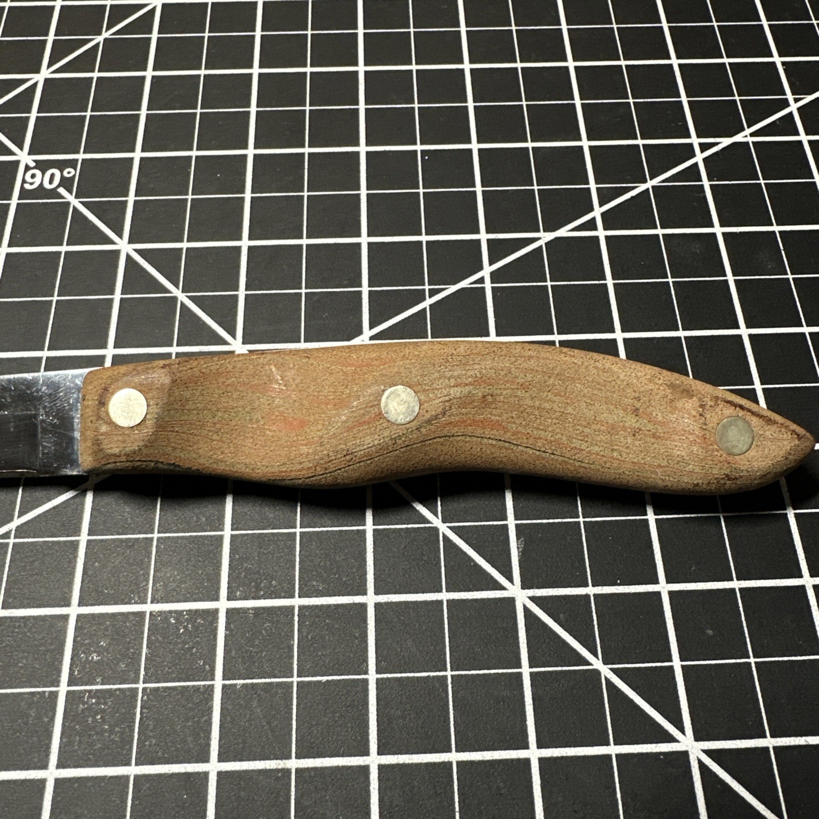 Vintage Cutco No. 24 Bread Slicer Knife 10″ Blade Classic Brown Handle Made USA