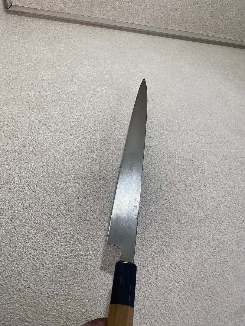 Nenohi Fuguhiki Kitchen Knife 300mm 11.8 inch Honyaki with Saya Sheath Used