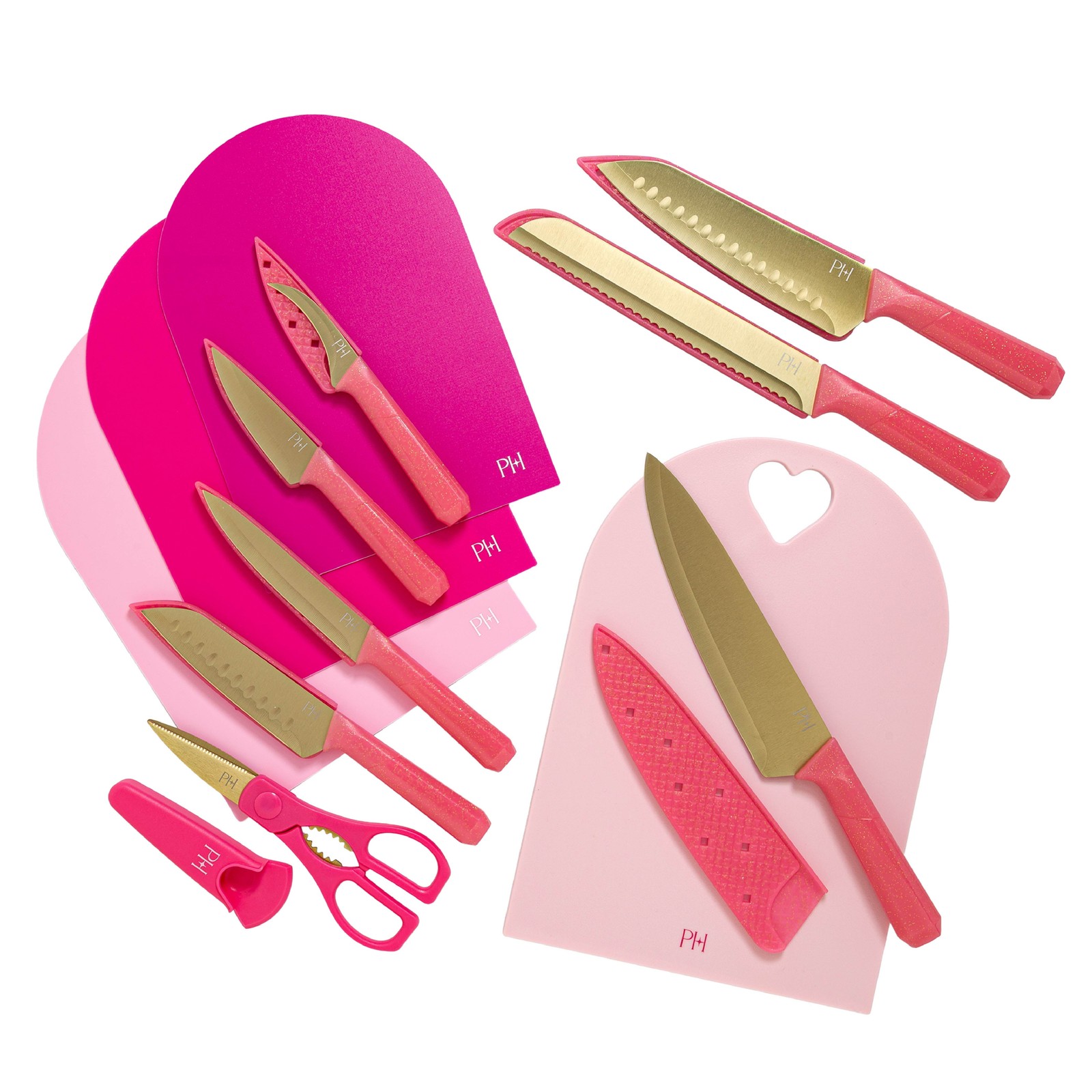 Paris Hilton 20-Piece Cutlery Set, High-Carbon Stainless Steel Blades