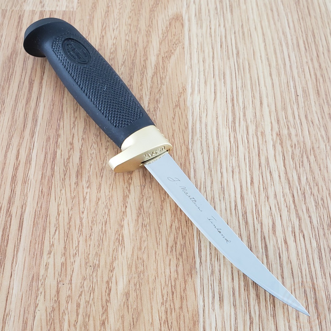 Marttiini Condor Golden Trout Fillet Fixed-Blade Knife 4″ Stainless Blade Rubber