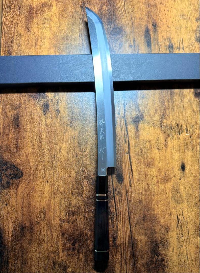 Nomura Shotaro Sakimaru Yanagiba 340mm Japanese Sashimi Knife Ginsan Steel New