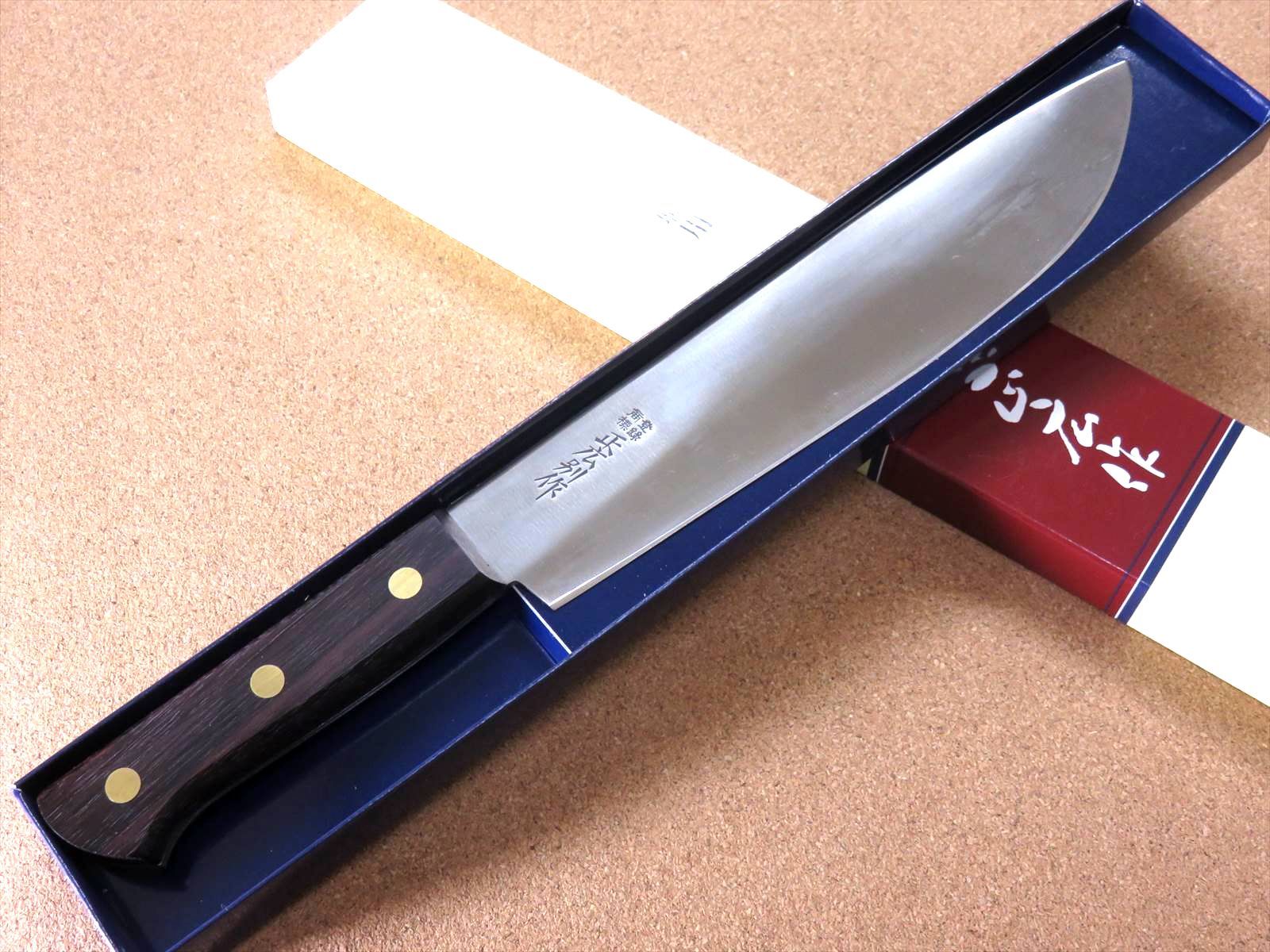 Japanese Masahiro Special Kitchen Knife Atamaotoshi 235mm 9 in Carbon SEKI JAPAN