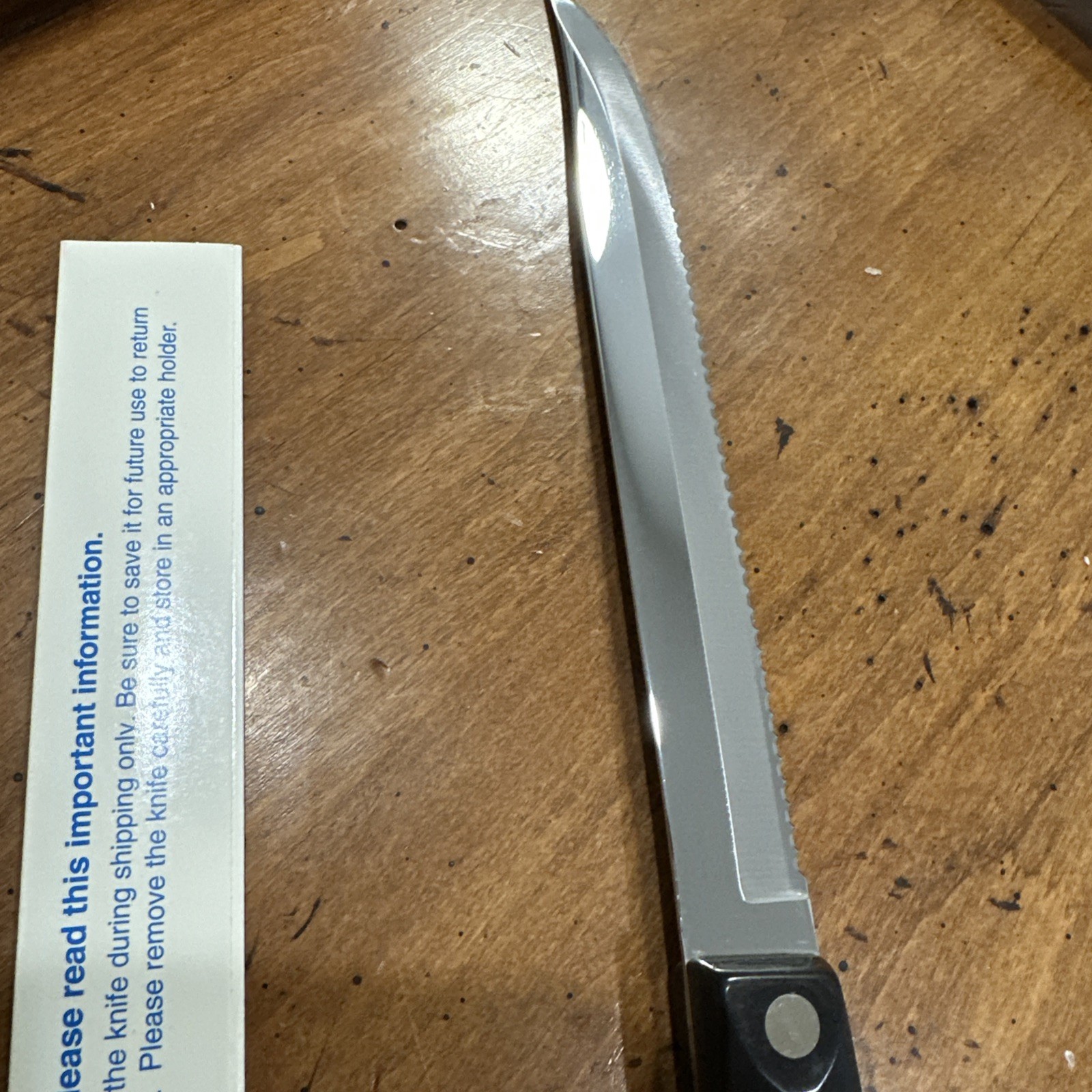 CUTCO 1729 Petite Carver Knife Classic Brown Handle U.S.A. 7″ Sharp New
