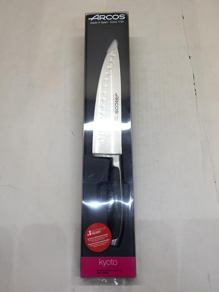 Arcos Chef Knife 8 Inch Stainless Steel. Professional Cooking Knife