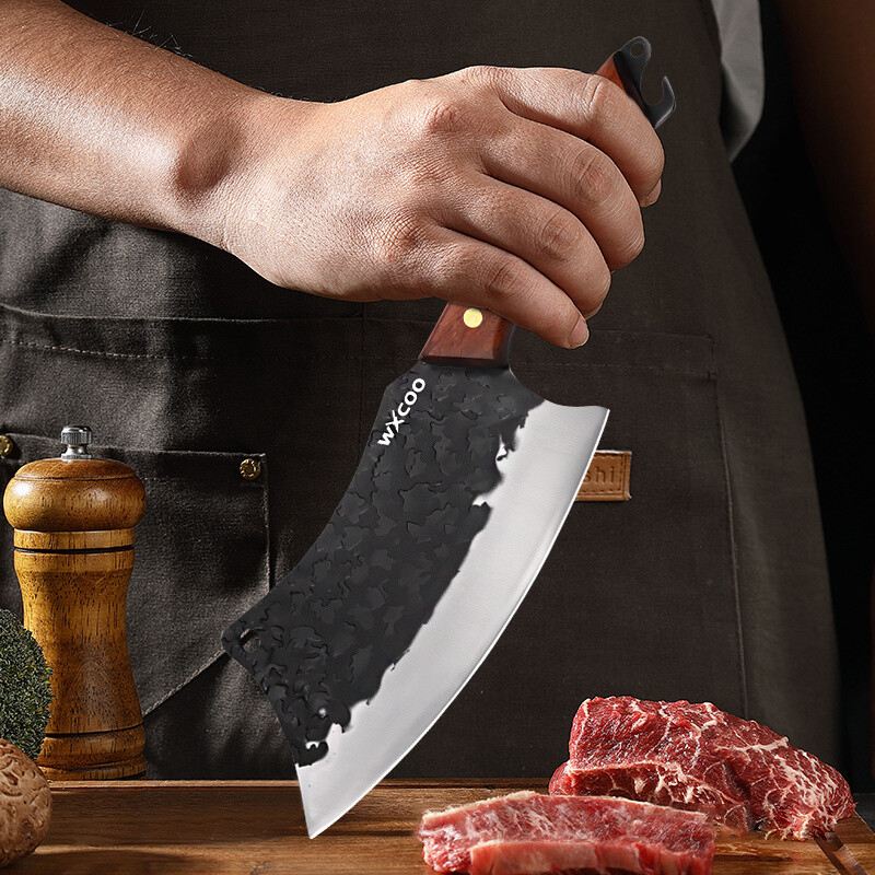 Handmade Forged Kitchen Butcher’s Chef Knife Vegetable Meat Chopper Fruit Knives