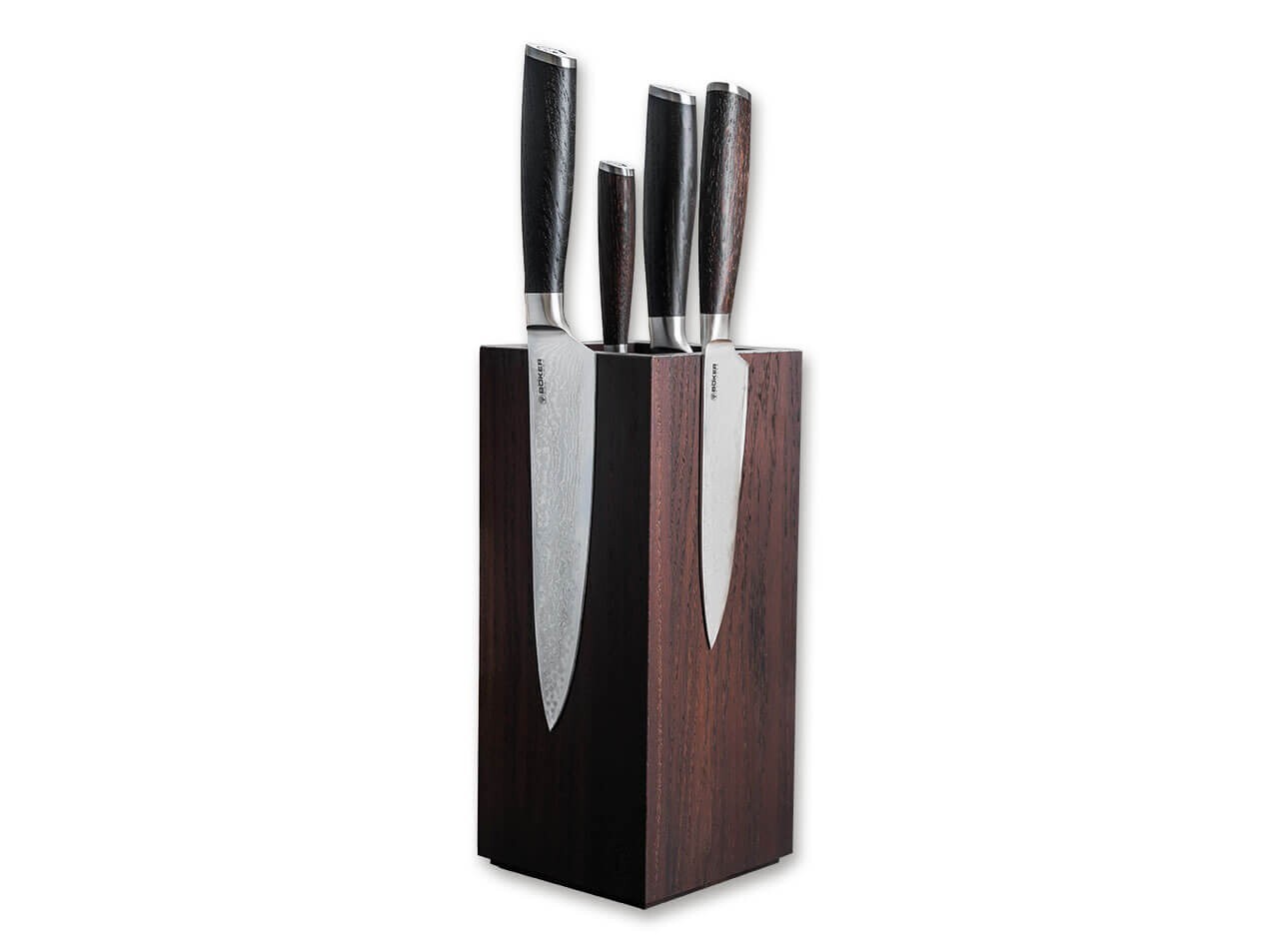 Boker Solingen Meisterklinge Damast Knife Set Square