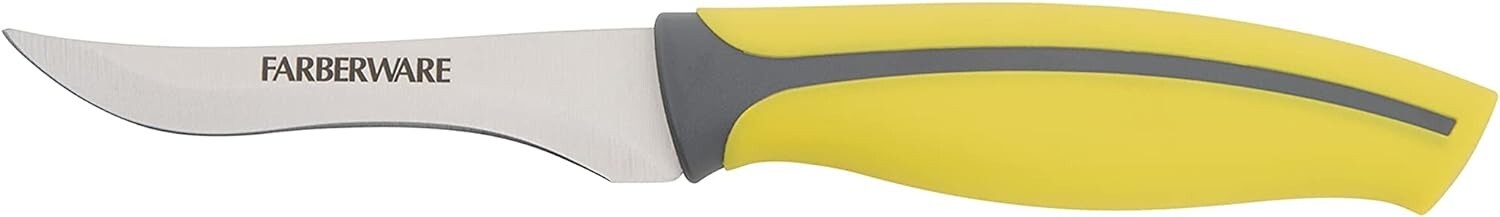 Farberware ~ Soft Grip Trimming Paring Knife ~ 3.5-Inch, Yellow