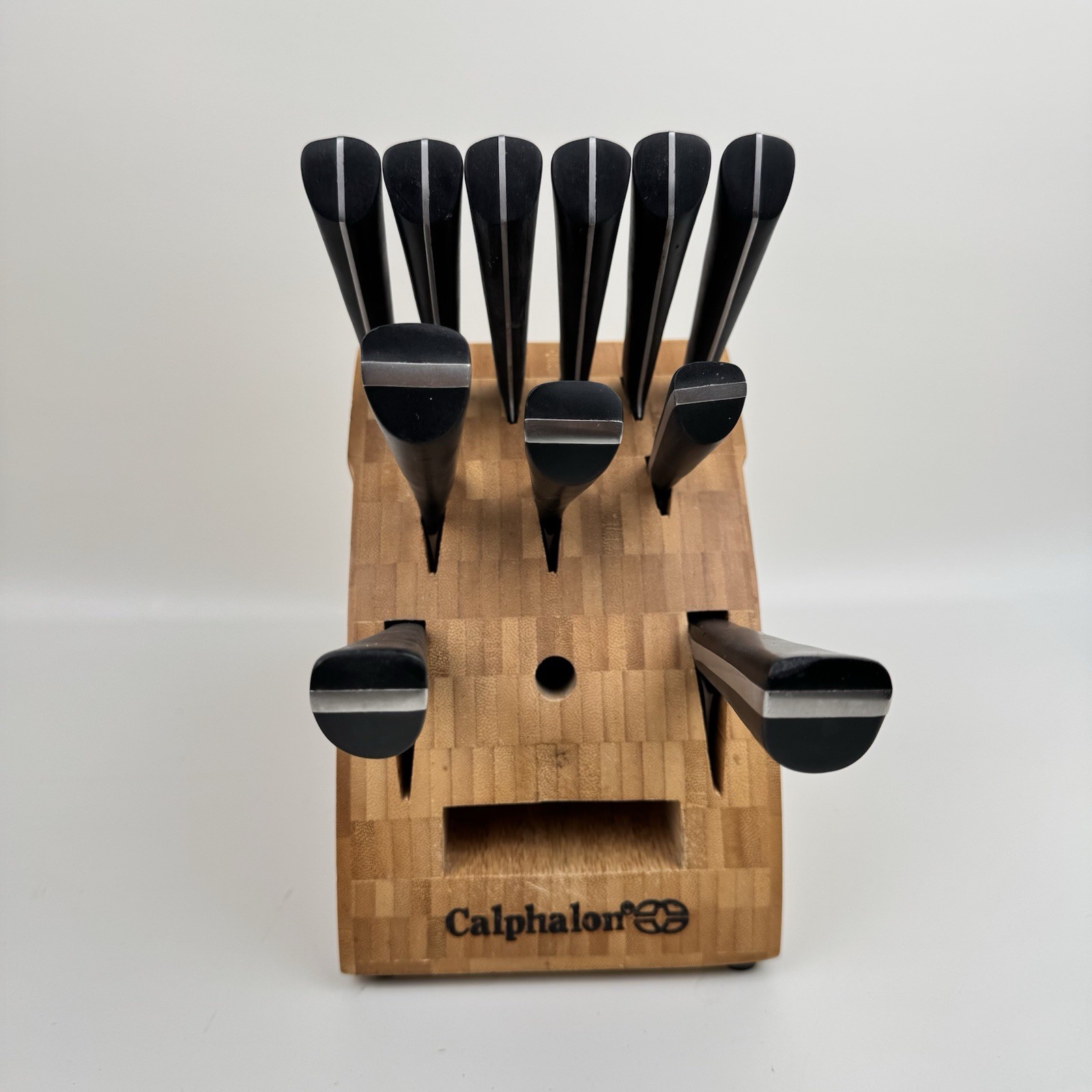 Calphalon Katana Series 12 Piece Cutlery Knife Set w/ Block 1757987