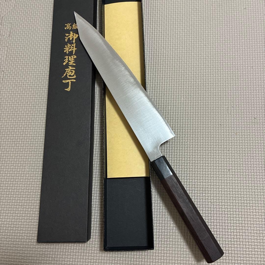 Japanese-style Gyuto Knife 27cm Molybdenum Steel Wooden Handle Used