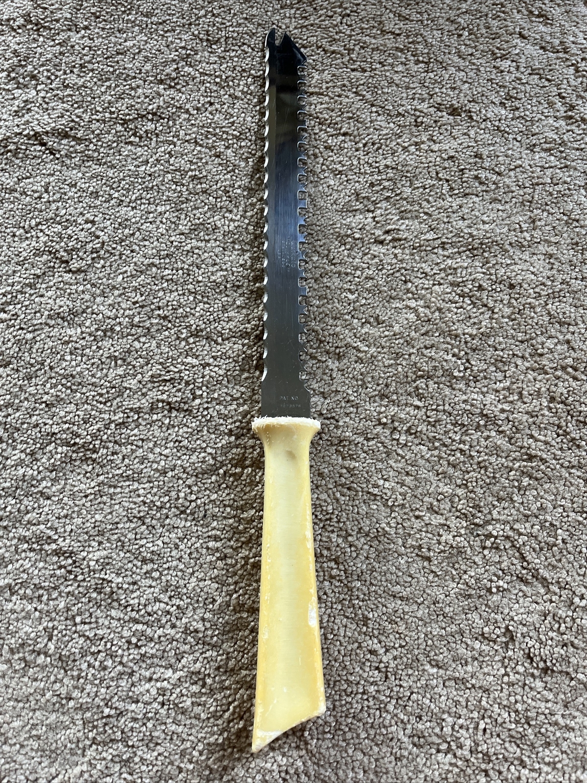 QuiKut 9.5” Quikkle Stainless Double-Sided Carving & Serrated Bread Knife USA 3