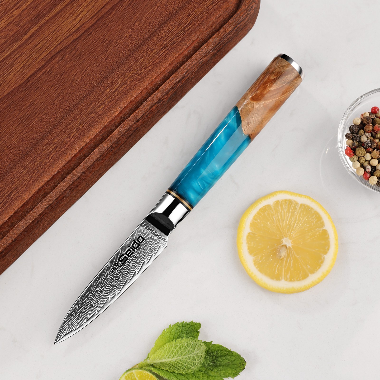 Executive 3.5″ Damascus Paring Knife – VG10 Super Steel Professional Knife