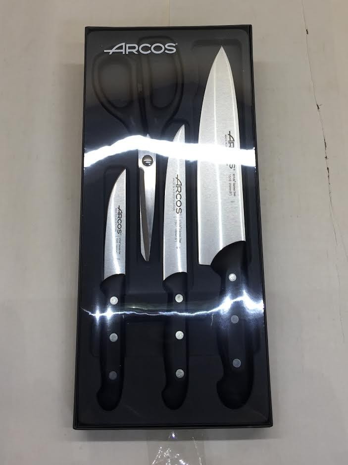 Arcos Kitchen Knife Set 4 Pieces.