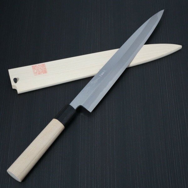 Gouumanosho Yoshihiro Yanagiba Knife 270mm 10.6 in Made in Sakai w/Wooden Saya