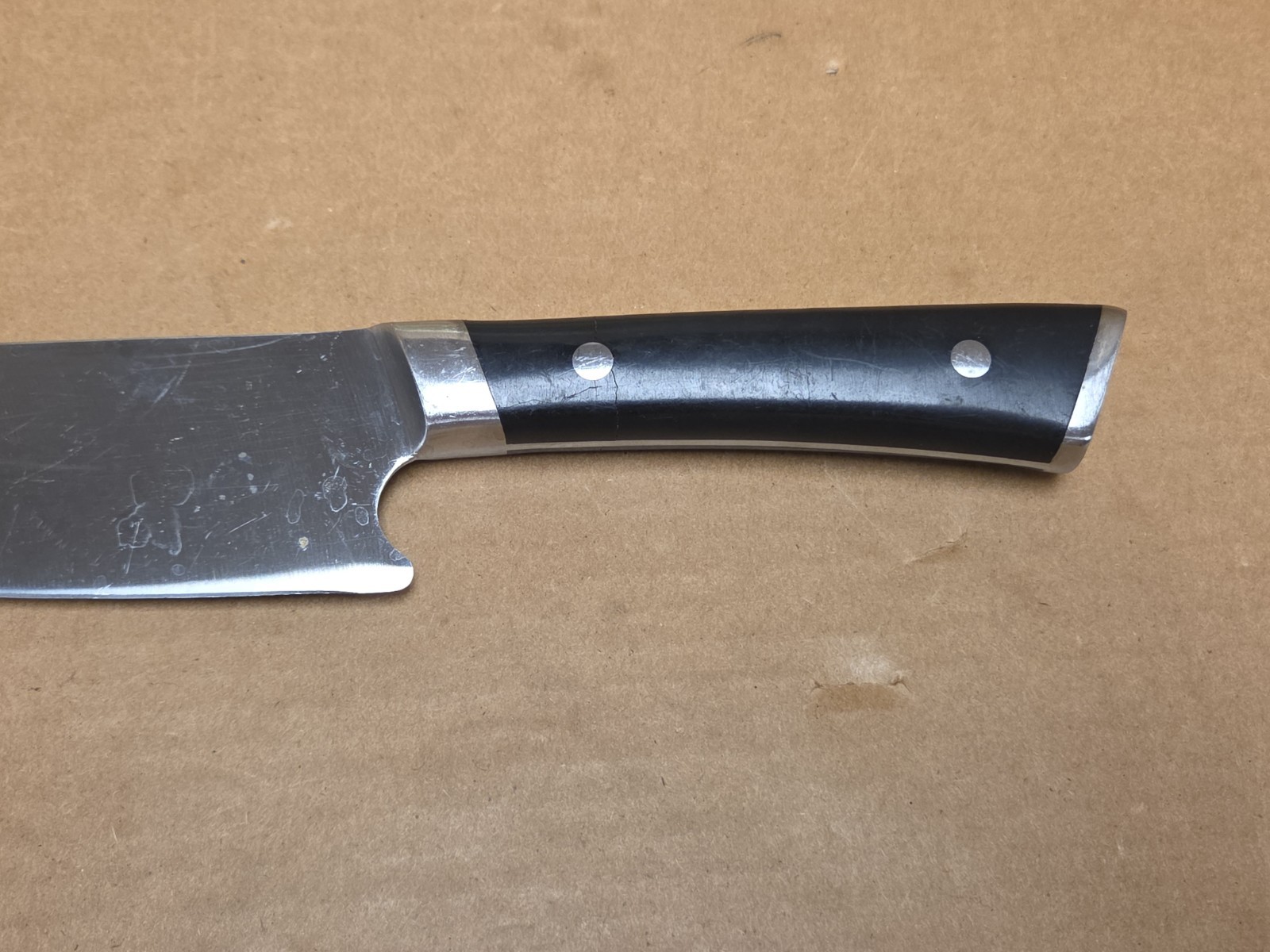 Schmidt Bros 3 Piece Knife Set BLACK No. 67 Chef Paring Santoku German Stainless