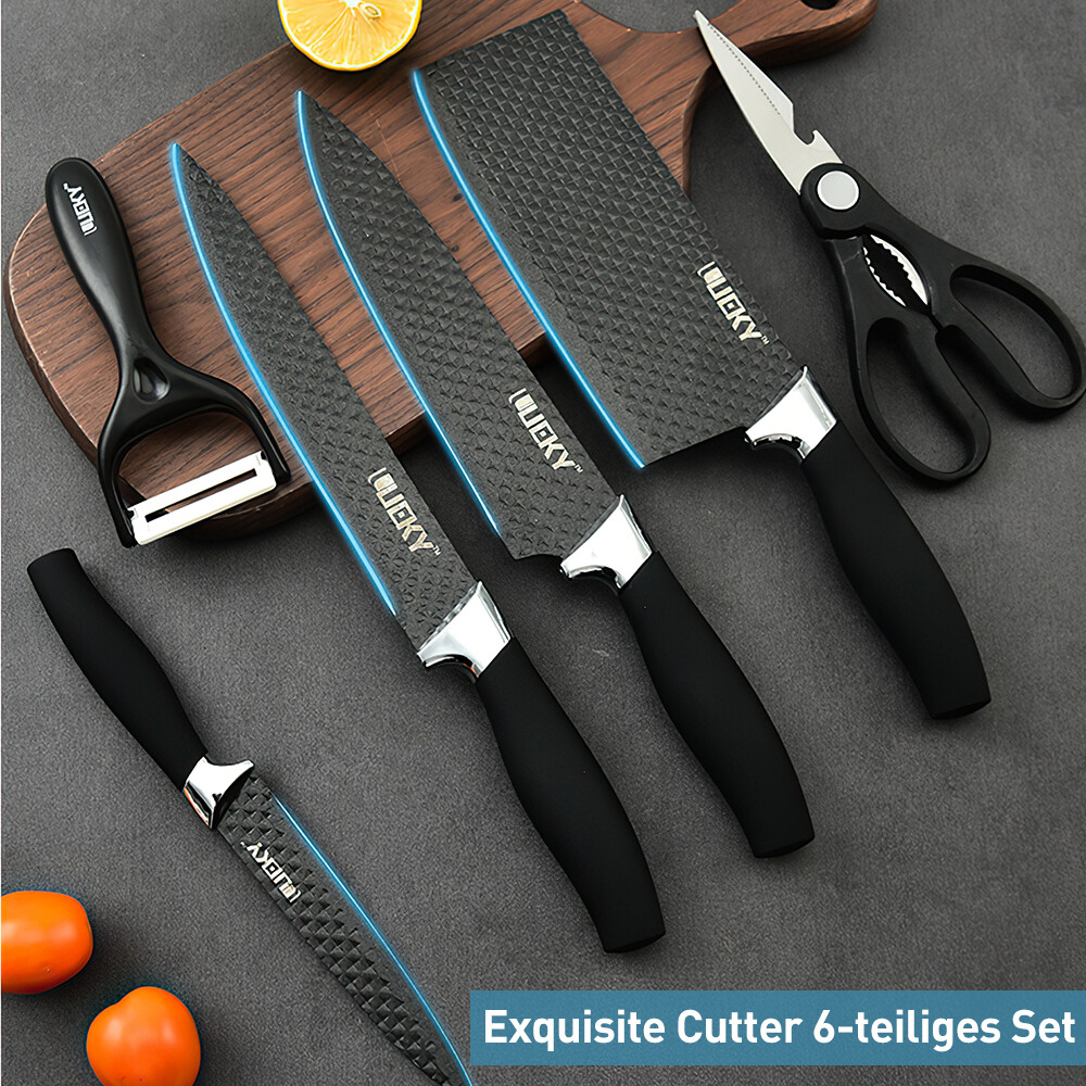 Kitchen Knife Set Damascus Pattern Chef Knives Stainless Steel Cleaver with Box
