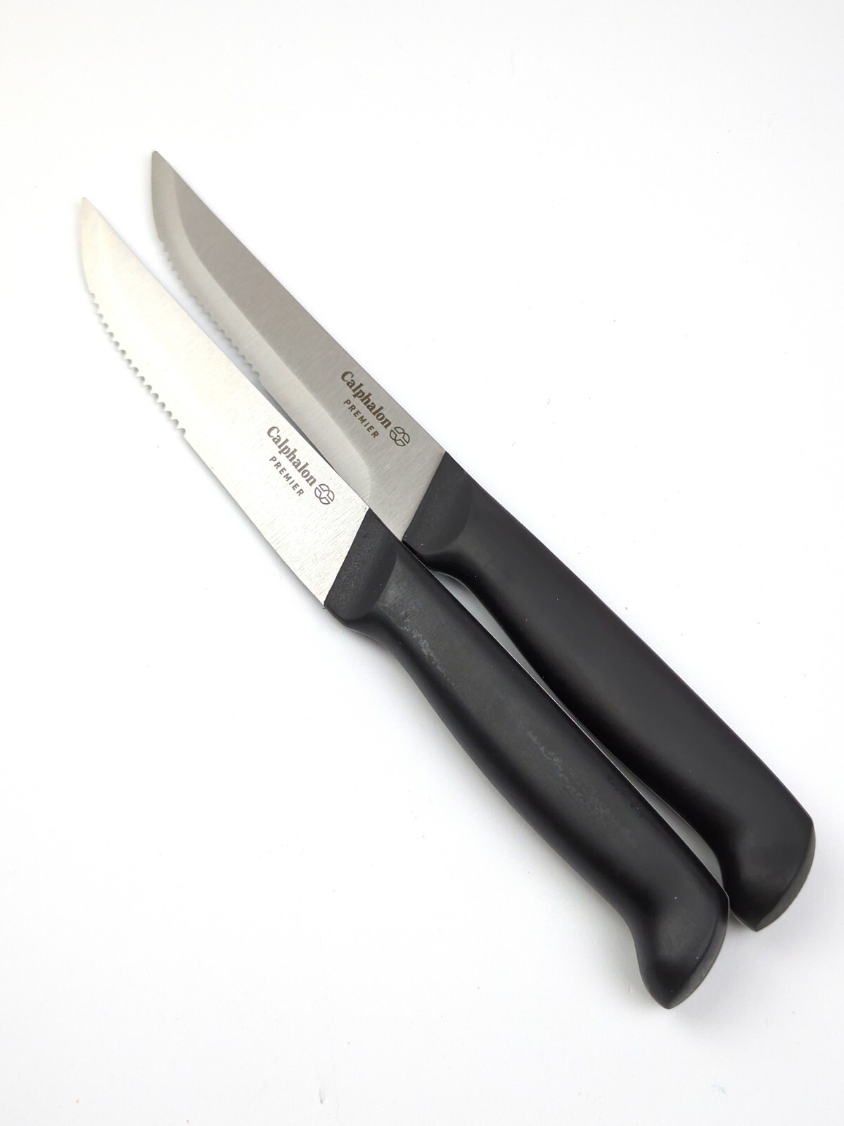 2pc. Calphalon PREMIER 4.5″ Serrated STEAK Knives SET (1161222A) – NEW!