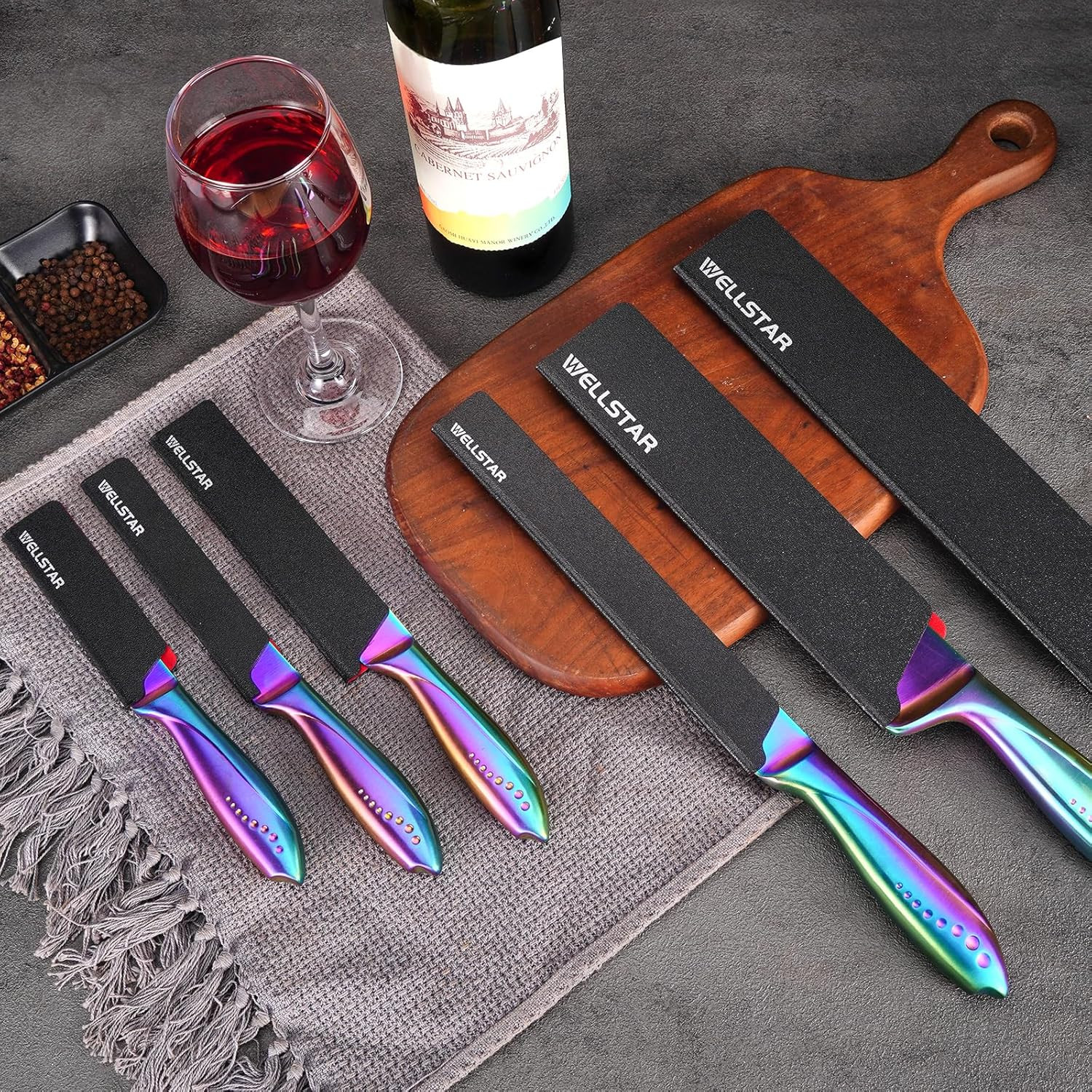 Knife Edge Guards Set, 11 Piece Universal Blade Covers, BPA Free ABS Protecti…