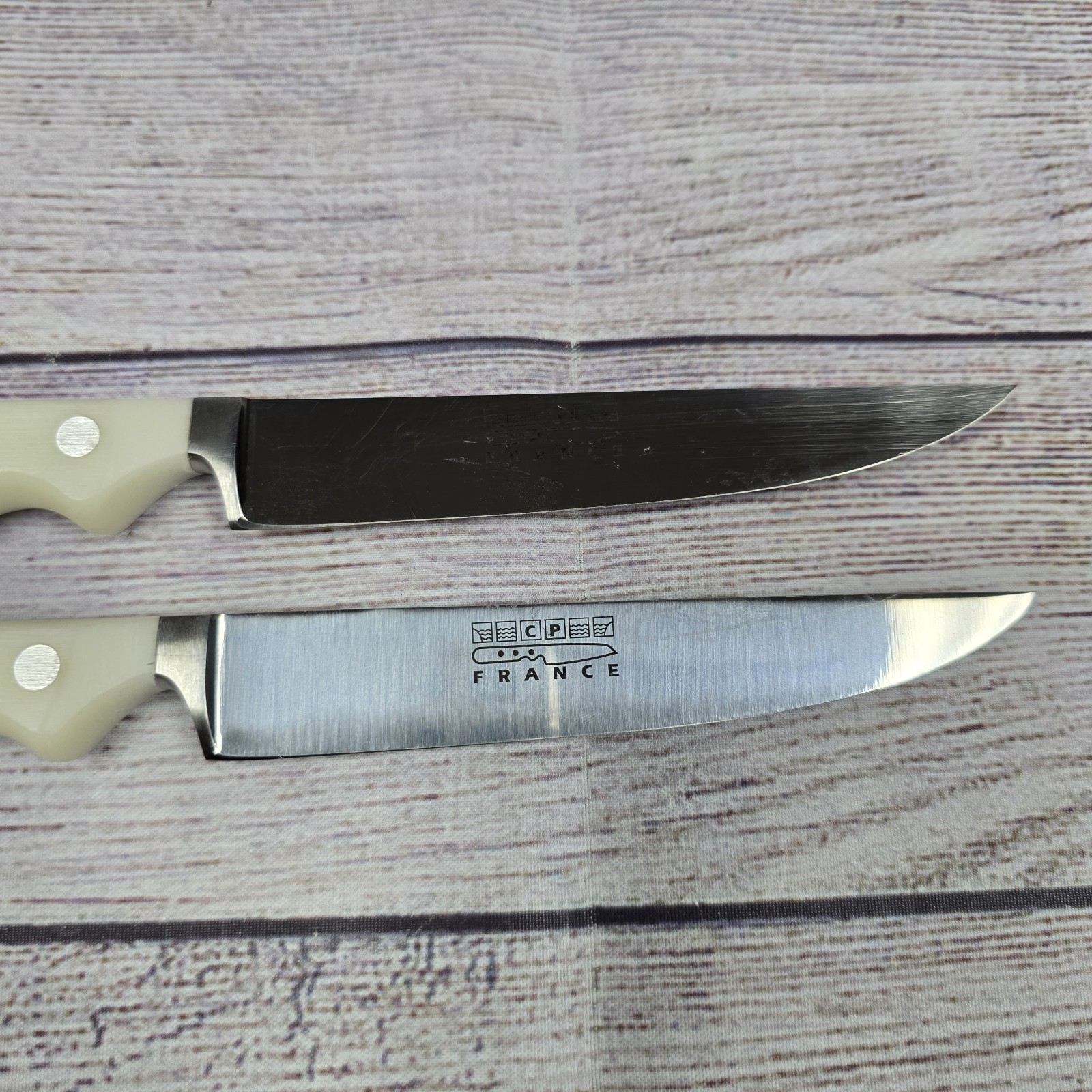 Vintage CP France Stubai Set of 2 Steak Chef Knives