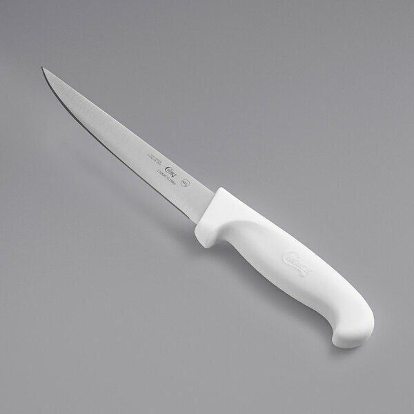 Choice 6″ Smooth Utility Knife with White Handle