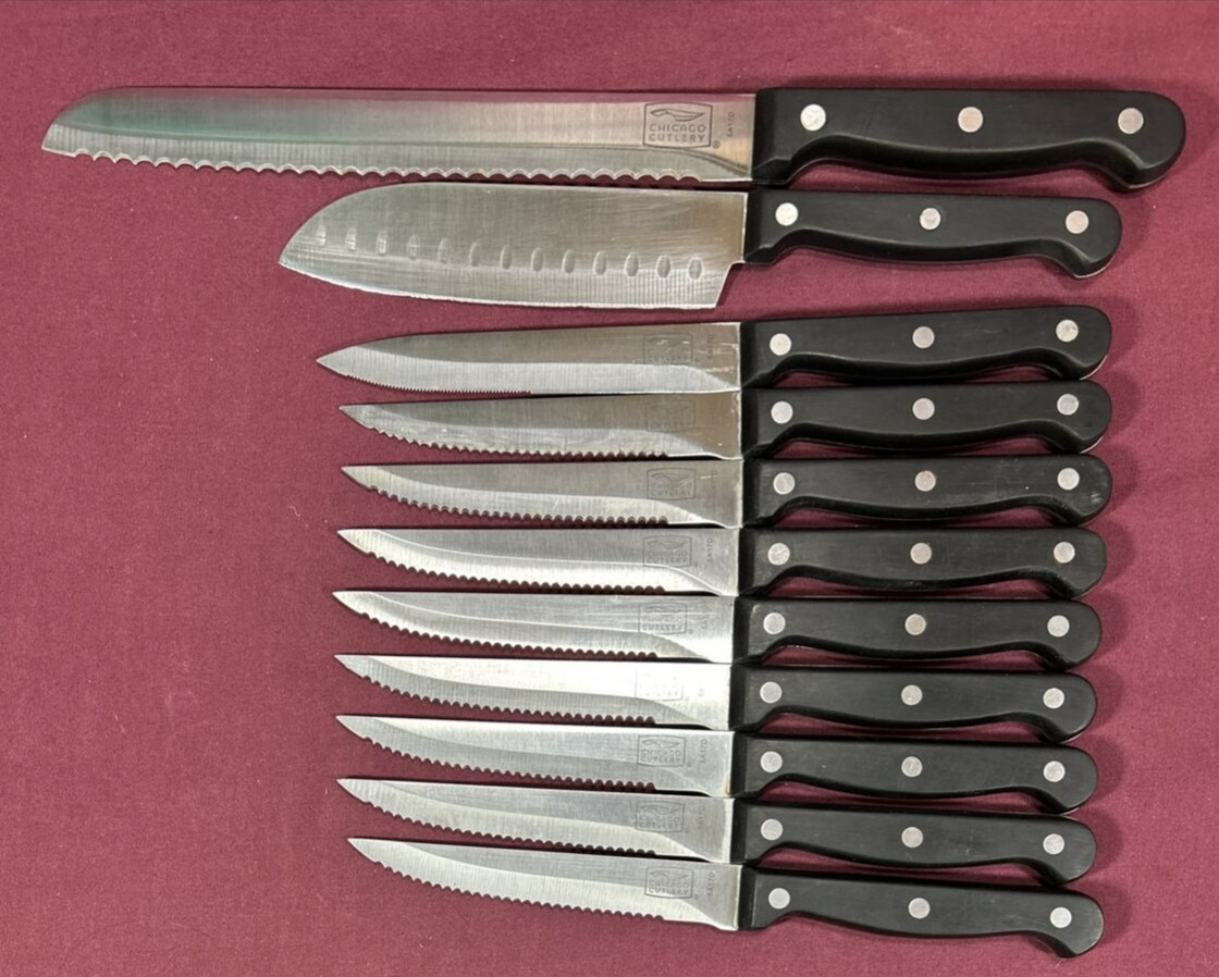 Chicago Cutlery 5A17D set of 11 Stainless Knives