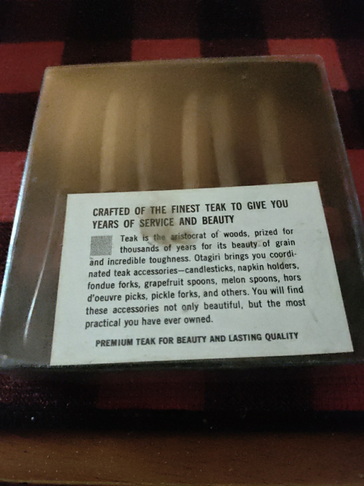 Otagiri Teak Wood Knife Set