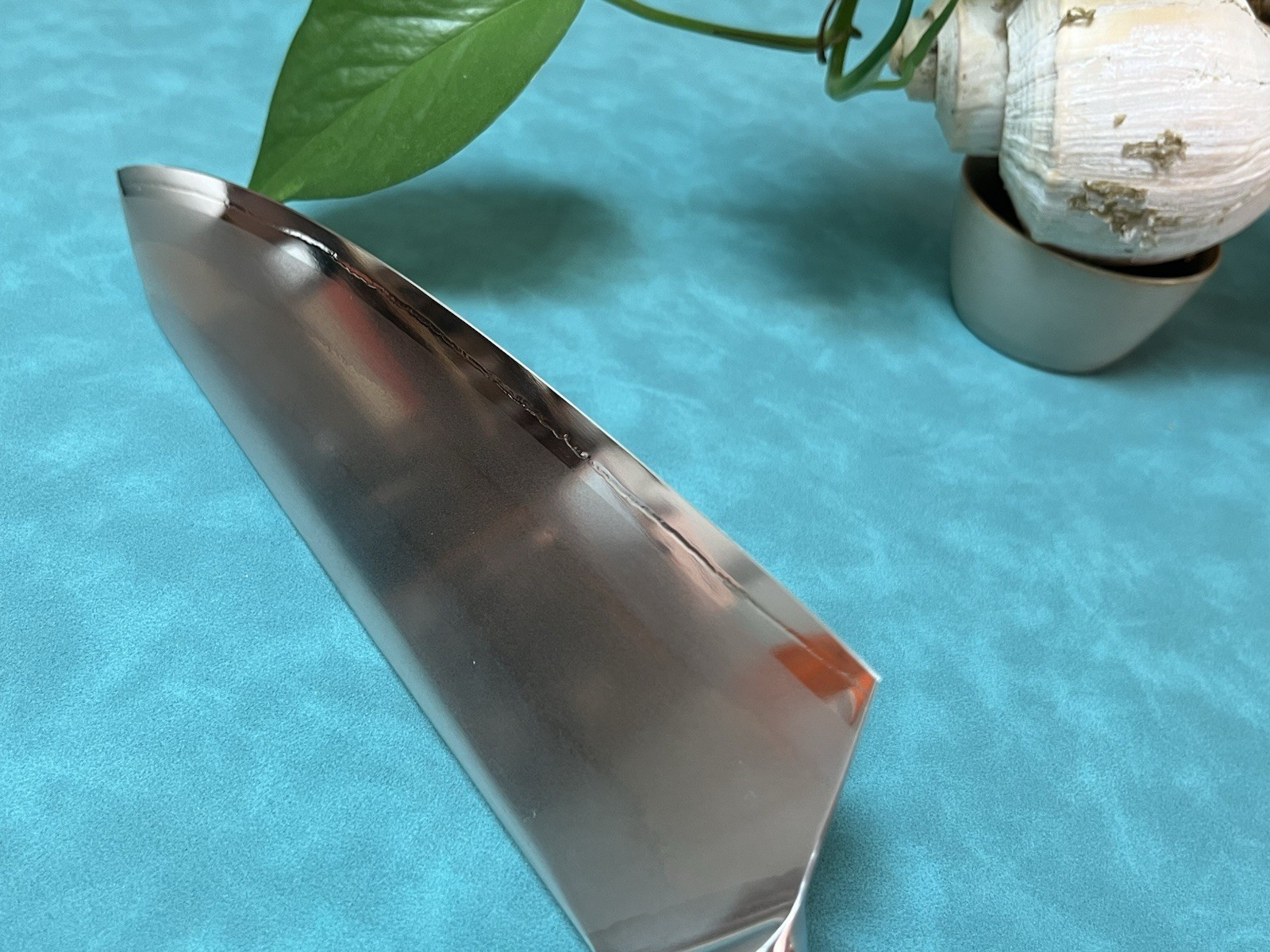 NAGIBA Kiritsuke Chef Knife 8″ 210mm 9Cr 9 Layer Stainless Steel Gyuto Rosewood