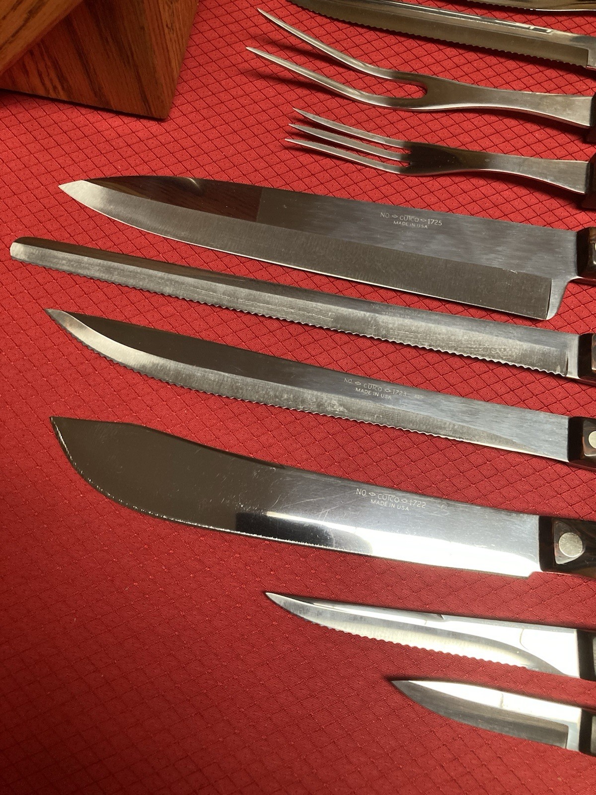 Factory Sharpened & Polished Cutco 10 Piece Classic Homemaker Set, w/Oak Block