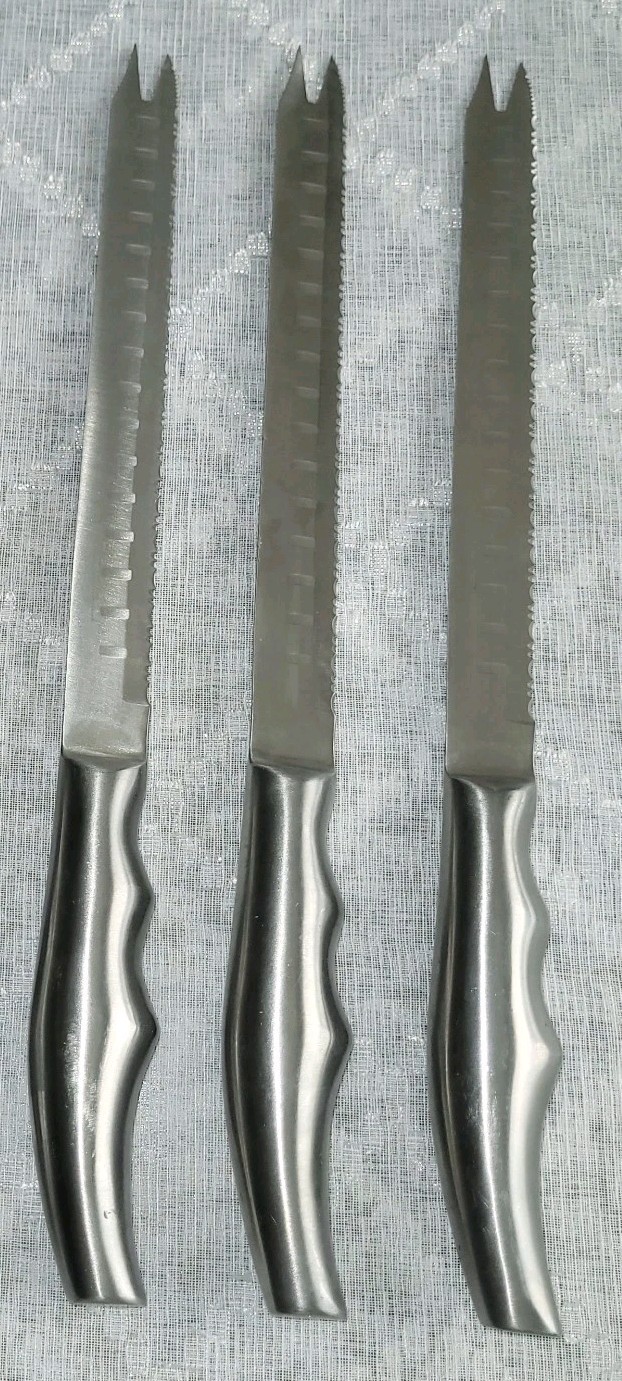 Set of 5 Forever Sharp Surgical Stainless Steel Knives Paring, Fillet & Carving