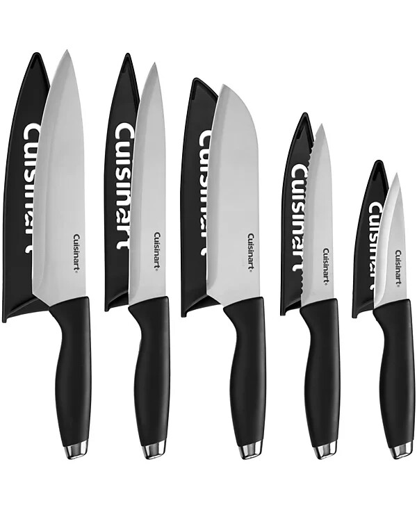 NEW Cuisinart Classic Knife Set 10 Pc C77-10SM Chef Santoku Utility Knives