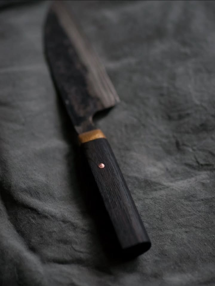 Professional Kitchen & Camping Knife Multi Task fixed blade for daily use & EDC
