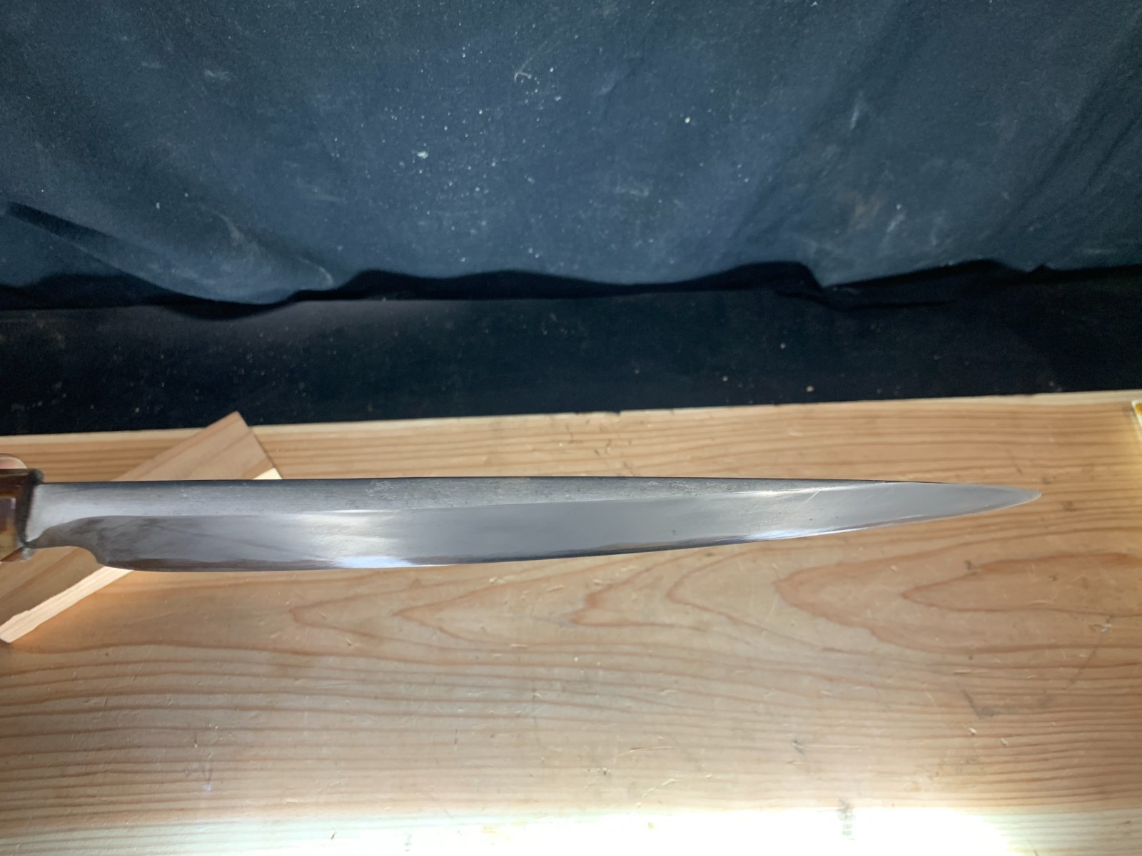 Used: Japanese Kitchen Knife – Yanagiba Sashimi – horn – 23-39cm 128g