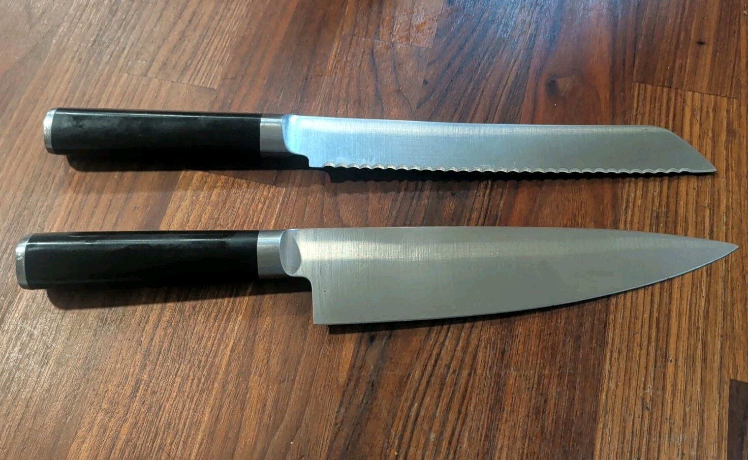 J.A. Henckels 8″ Mikado Chef Knife 19101 & 8″ Serated Bread Knife 19106