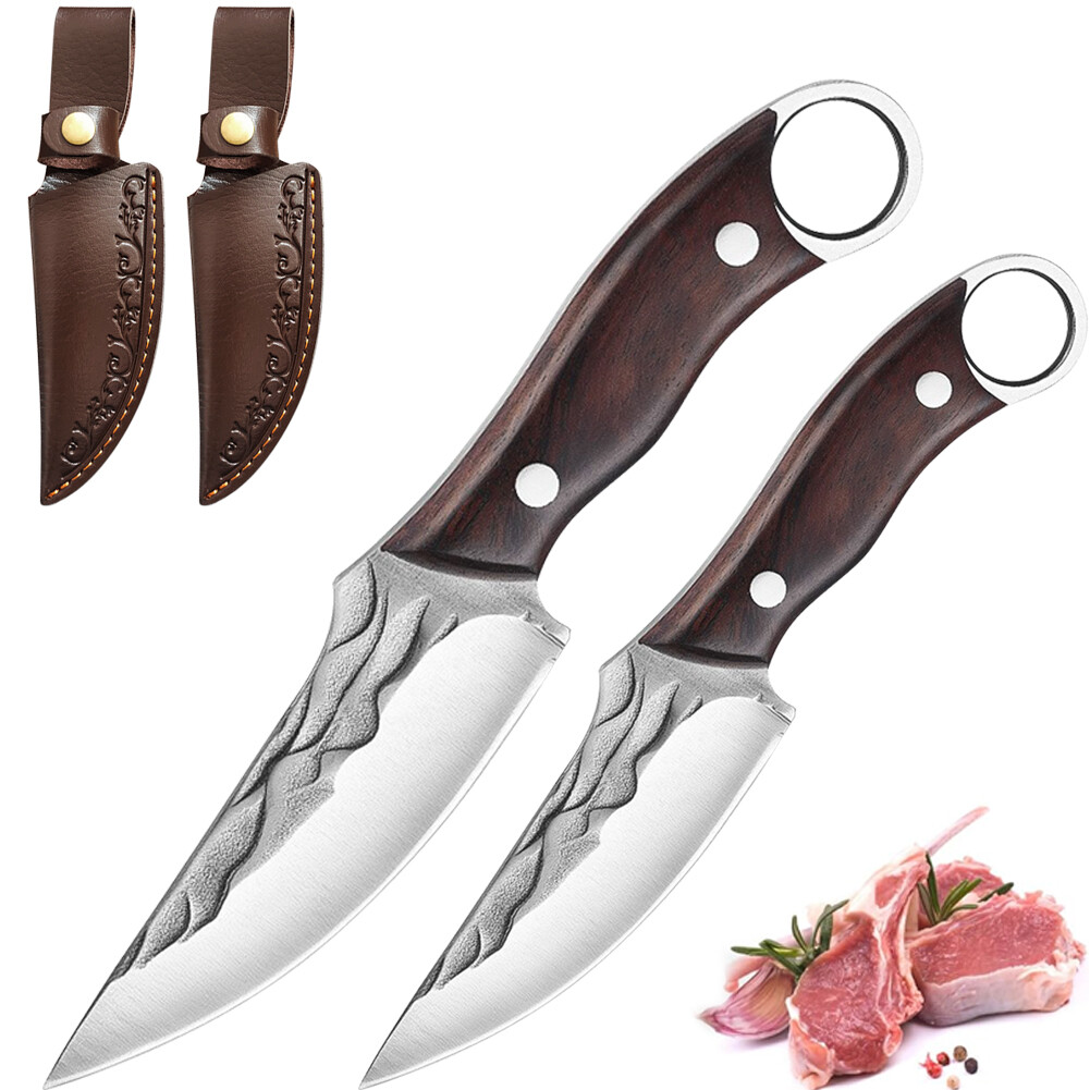 2PC Fixed Blade Knives with SheathHunting Knives Bushcraft Knife Survival Knives