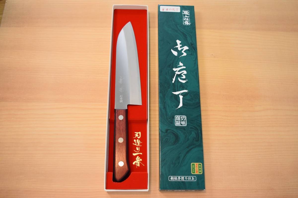 Aogami Super Santoku Knife “Kanekei” Japanese Steel, ,