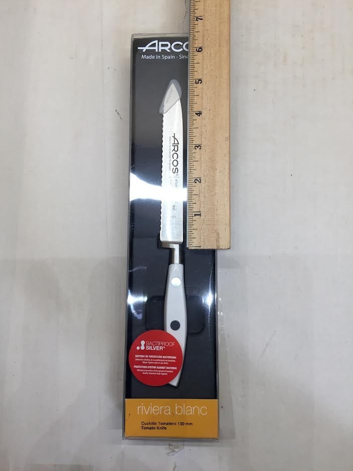 Arcos Forged Knife Serrated 5 Inch Nitrum Stainless Steel and 130 mm blade