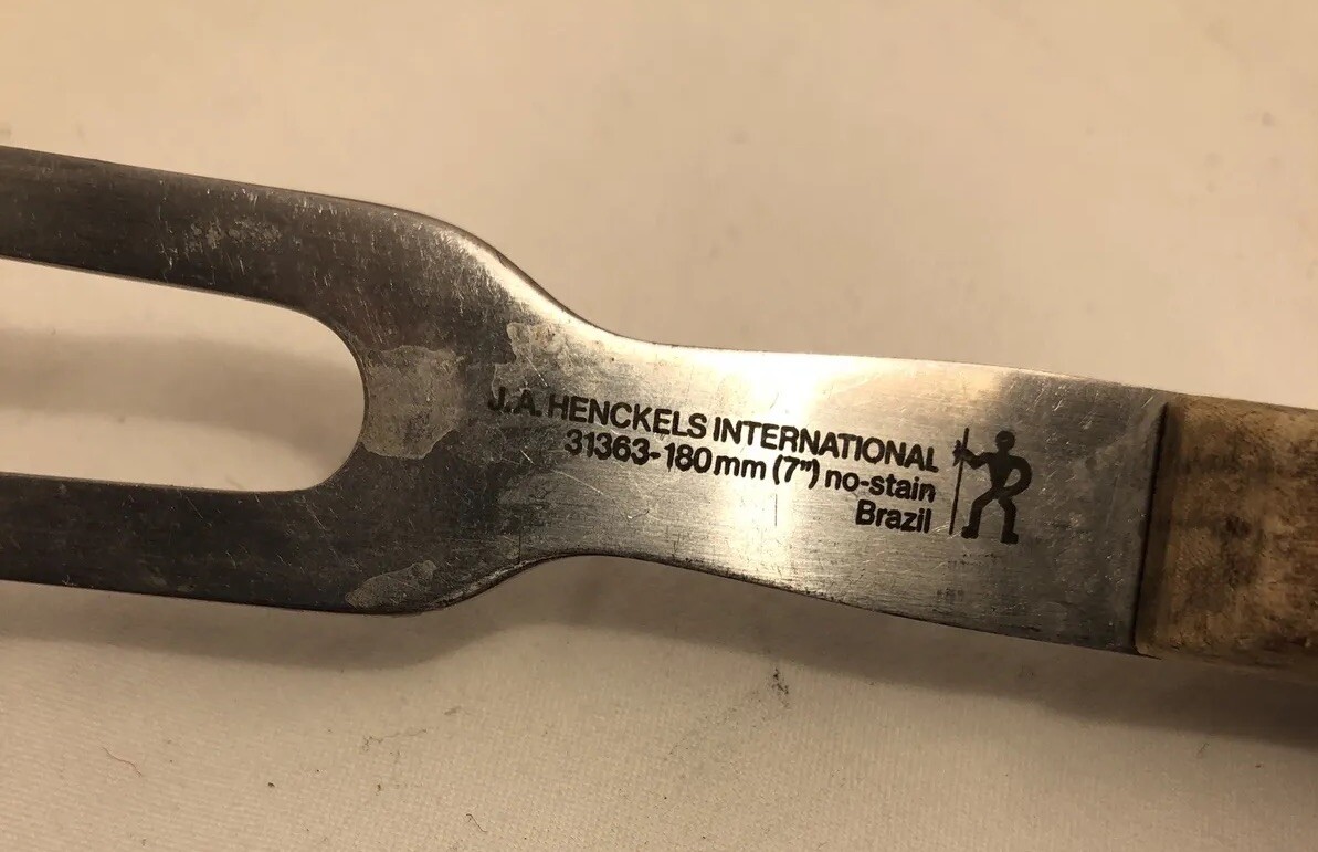 J.A Henckles International Serving Fork with Wooden Handle 31363-180mm 7 Inches
