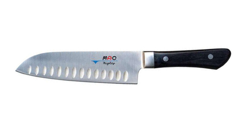 Japan MAC Knife MSK-65 Professional Series 6.5″ Blade Japanese Santoku w/ Dimple