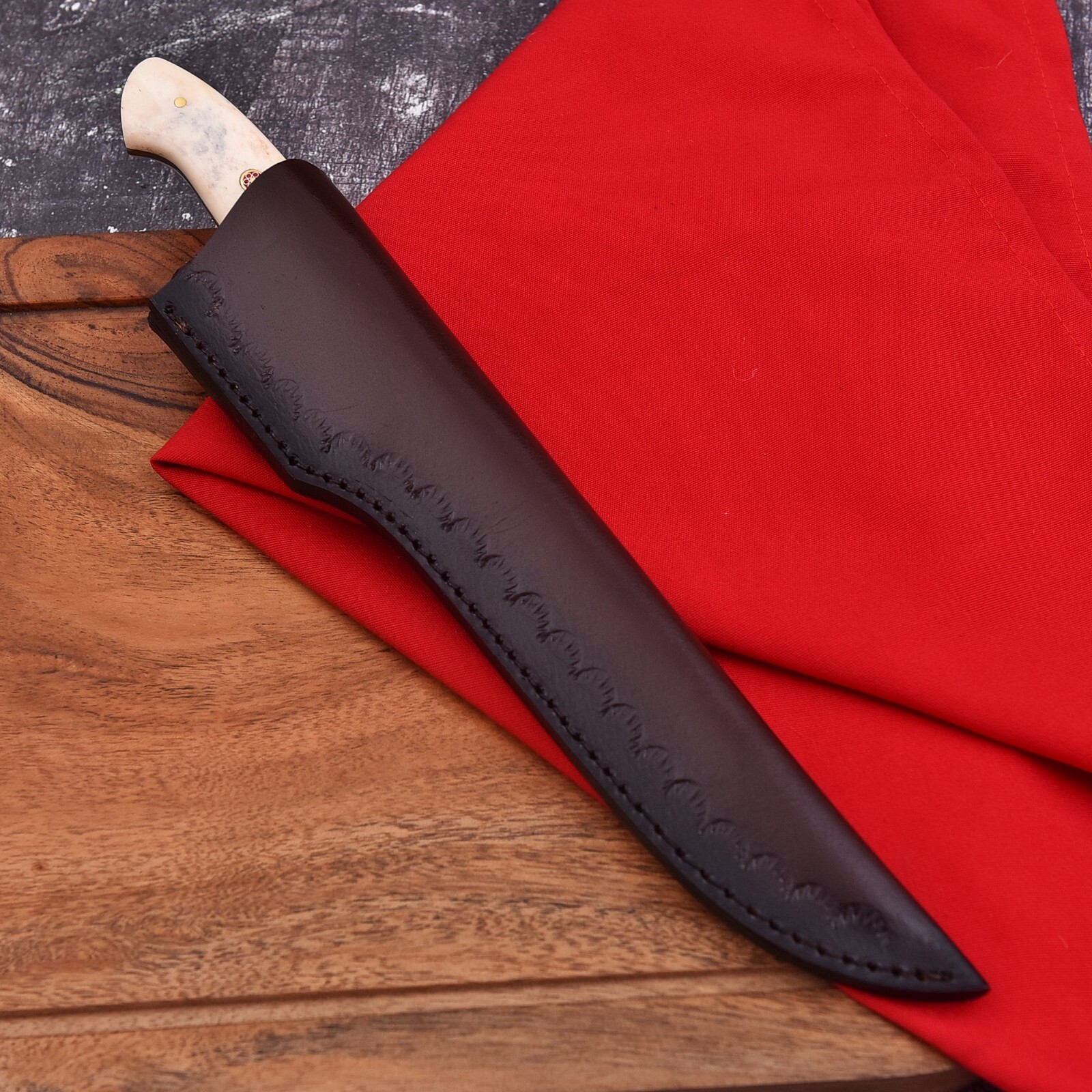 BG Custom Forged Damascus Steel Fillet Knife Hunting Fishing Chef Kitchen Knife