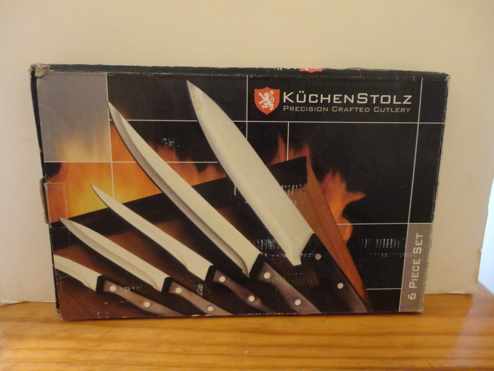 KUCHENSTOLZ PRECISION CRAFTED CUTLERY 6 PIECE SET + CUTTING BOARD NEW SEALED